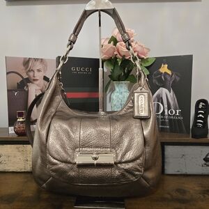 Coach Kristin Hobo Metallic Hobo Bag